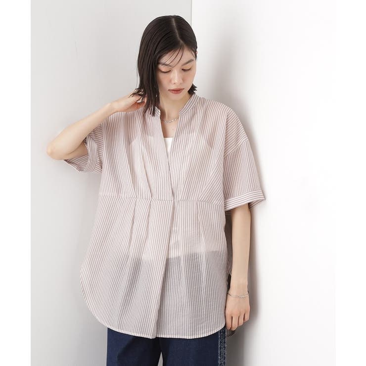 ラベンダー(380) | ウエストタックチュニック【体型カバー/洗濯機OK】 | THE SHOP TK