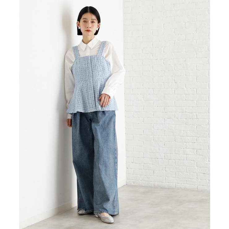 ジャカードデニムビスチェ【洗濯機OK】 | THE SHOP TK | 詳細画像7 