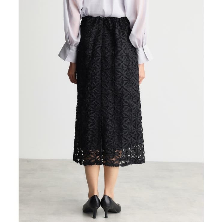 【ONOFF活躍／セレモニー】刺繍レーススカート／洗える | THE SHOP TK | 詳細画像16 