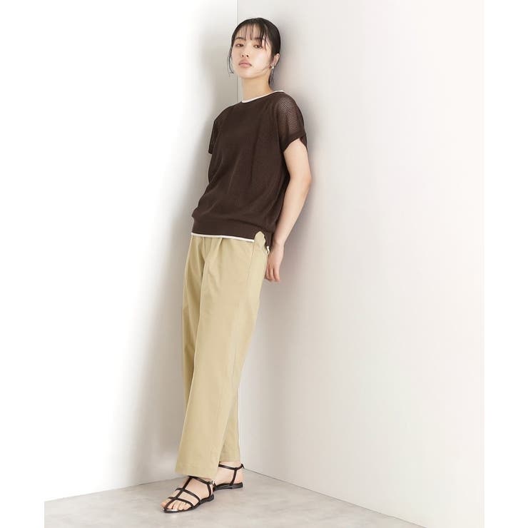 ハイパーストレッチワイドパンツ 接触冷感 洗える | THE SHOP TK | 詳細画像14 