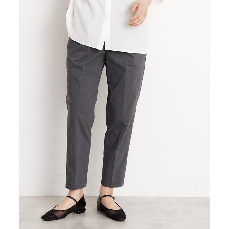 グレー(012) | ハイパーストレッチテーパードパンツ 接触冷感 洗える | THE SHOP TK