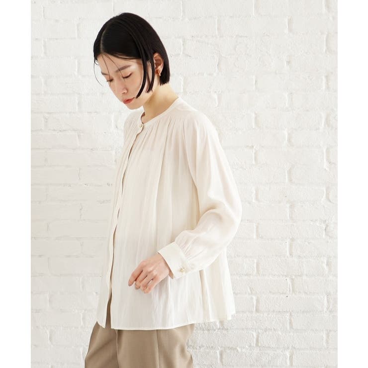 【通勤/セレモニー】ヴィンテージサテンブラウス/洗える | THE SHOP TK | 詳細画像2 