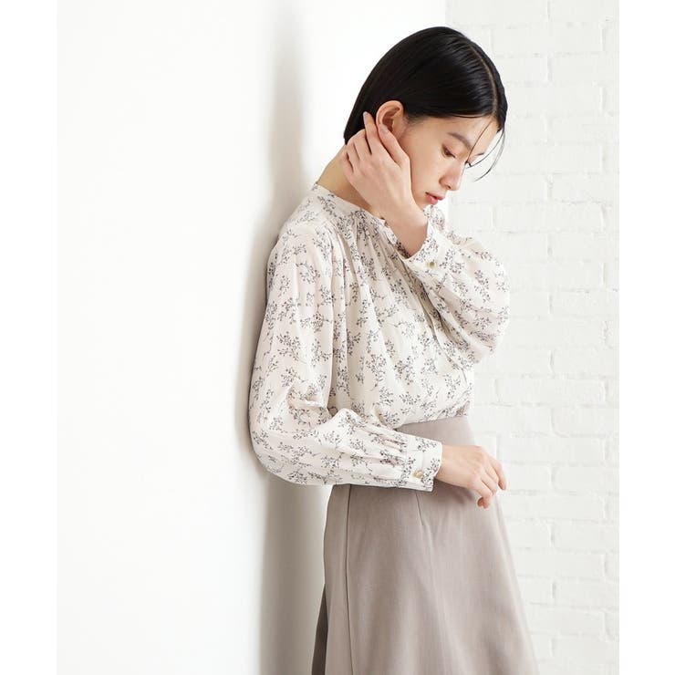 【通勤/セレモニー】ヴィンテージサテンブラウス/洗える | THE SHOP TK | 詳細画像9 