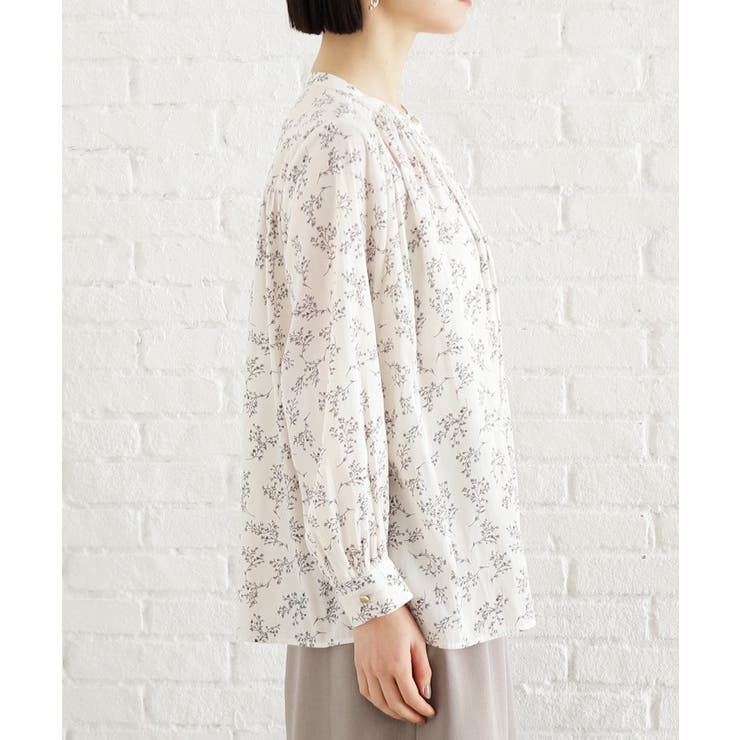 【通勤/セレモニー】ヴィンテージサテンブラウス/洗える | THE SHOP TK | 詳細画像14 