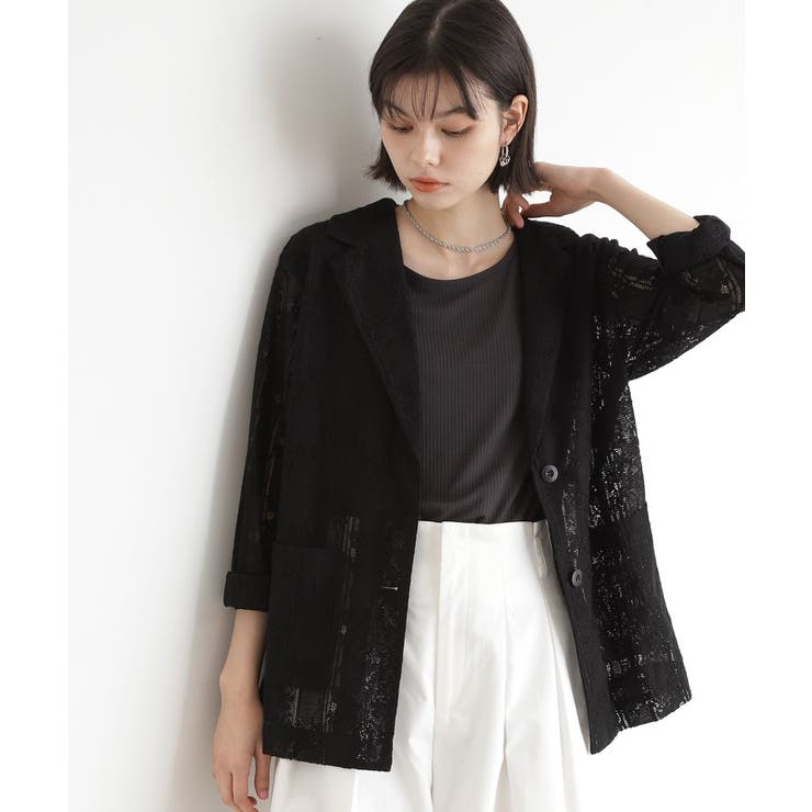 ブラック(019) | レーステーラードジャケット | THE SHOP TK