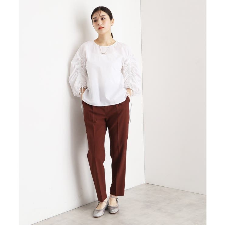 袖シャーリングブラウス【洗濯機OK】 | THE SHOP TK | 詳細画像2 