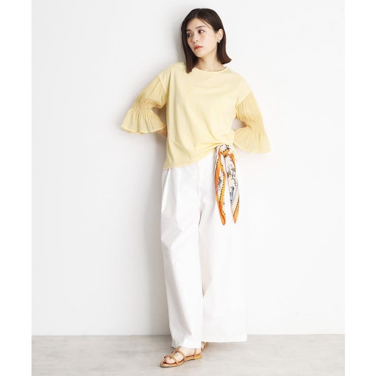 袖シャーリングシアープルオーバー【洗濯機OK】 | THE SHOP TK | 詳細画像16 