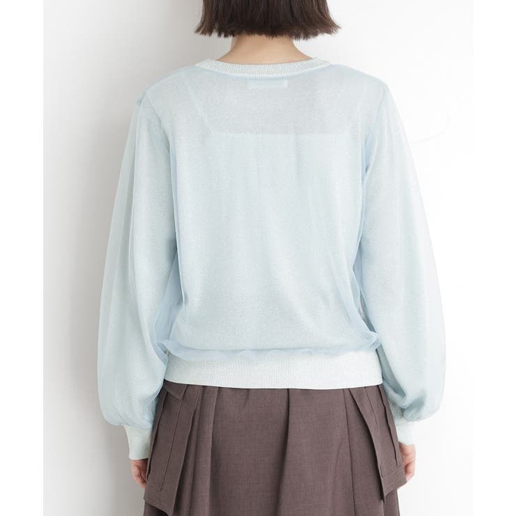 チュール×ラメニット【洗える】 | THE SHOP TK | 詳細画像15 