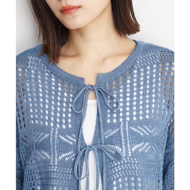 【前後2WAY】タンク付透かし柄ニット/洗える | THE SHOP TK | 詳細画像25 