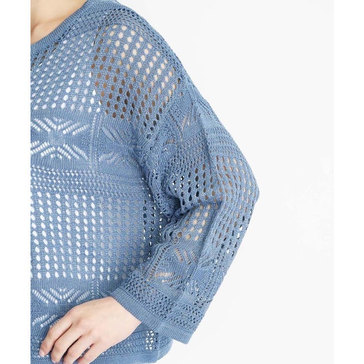 【前後2WAY】タンク付透かし柄ニット/洗える | THE SHOP TK | 詳細画像26 