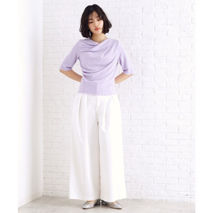 ドレープカットソー【洗濯機OK/シワになりにくい】 | THE SHOP TK | 詳細画像14 