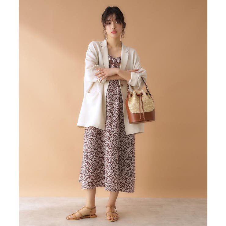 小花柄フリルキャミワンピース【洗える】 | THE SHOP TK | 詳細画像2 