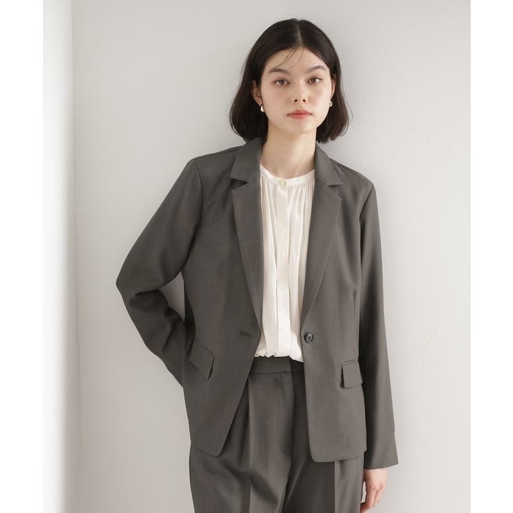 ブラウン(044) | 【セットアップ可】テーラードジャケット | THE SHOP TK