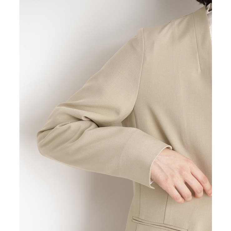 【セットアップ可】ノーカラージャケット | THE SHOP TK | 詳細画像13 