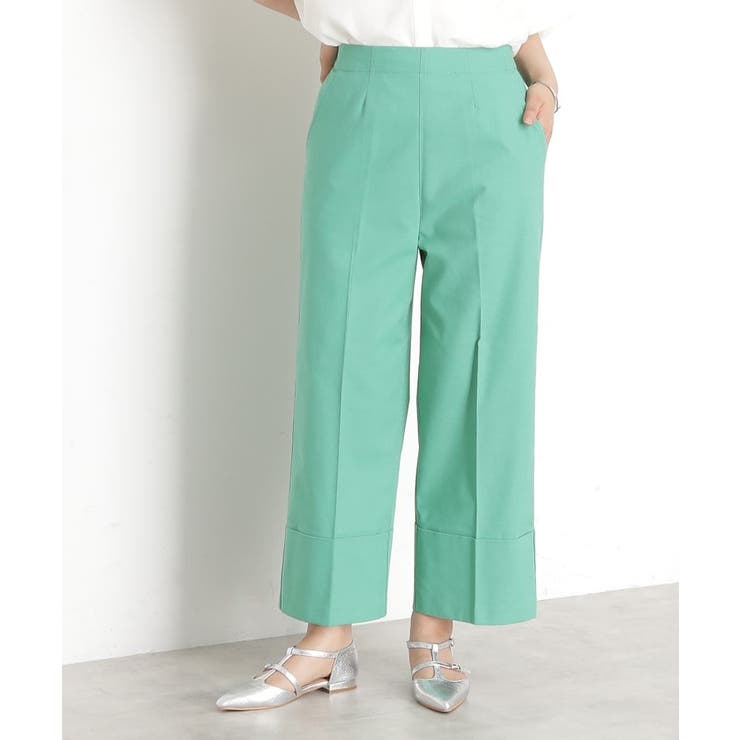 麻混ワイドパンツ【洗える】 | THE SHOP TK | 詳細画像7 