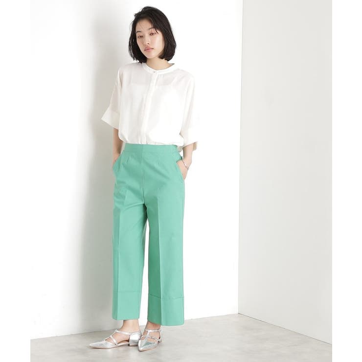 麻混ワイドパンツ【洗える】 | THE SHOP TK | 詳細画像9 