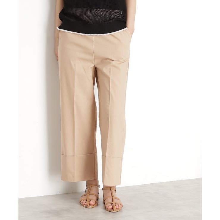 麻混ワイドパンツ【洗える】 | THE SHOP TK | 詳細画像12 