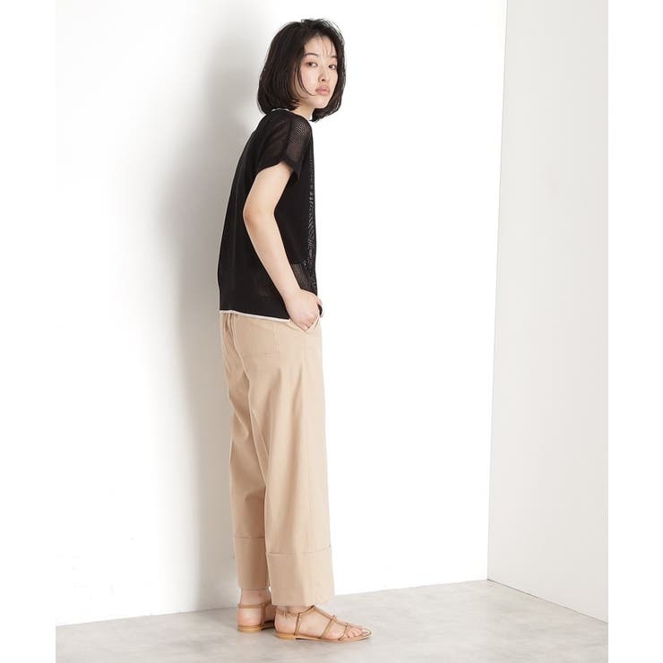 麻混ワイドパンツ【洗える】 | THE SHOP TK | 詳細画像15 