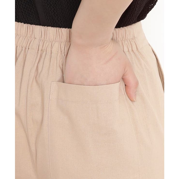 麻混ワイドパンツ【洗える】 | THE SHOP TK | 詳細画像30 