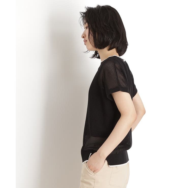 フレンチスリーブメッシュニットタンクセット【洗える】 | THE SHOP TK | 詳細画像6 