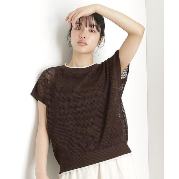 フレンチスリーブメッシュニットタンクセット【洗える】 | THE SHOP TK | 詳細画像35 