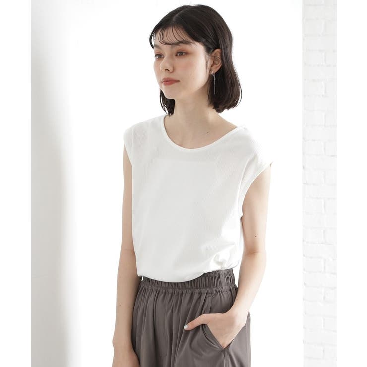 前後2WAYワイドリブタンク【洗濯機OK】 | THE SHOP TK | 詳細画像1 