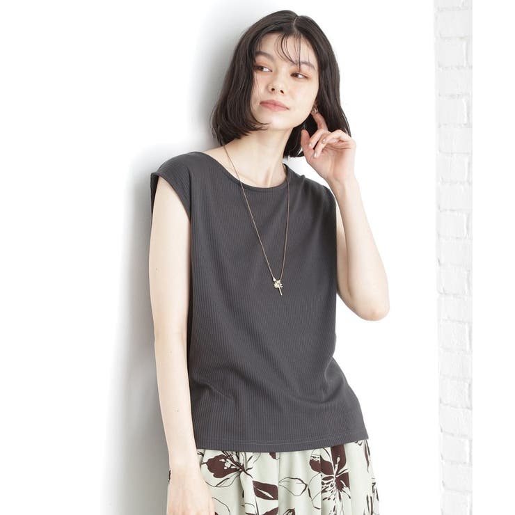 前後2WAYワイドリブタンク【洗濯機OK】 | THE SHOP TK | 詳細画像9 