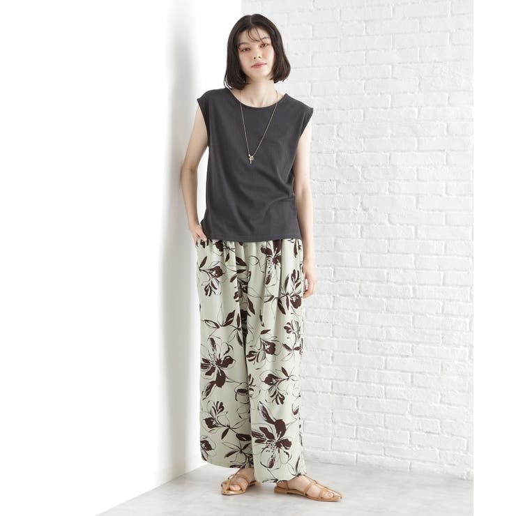 前後2WAYワイドリブタンク【洗濯機OK】 | THE SHOP TK | 詳細画像13 