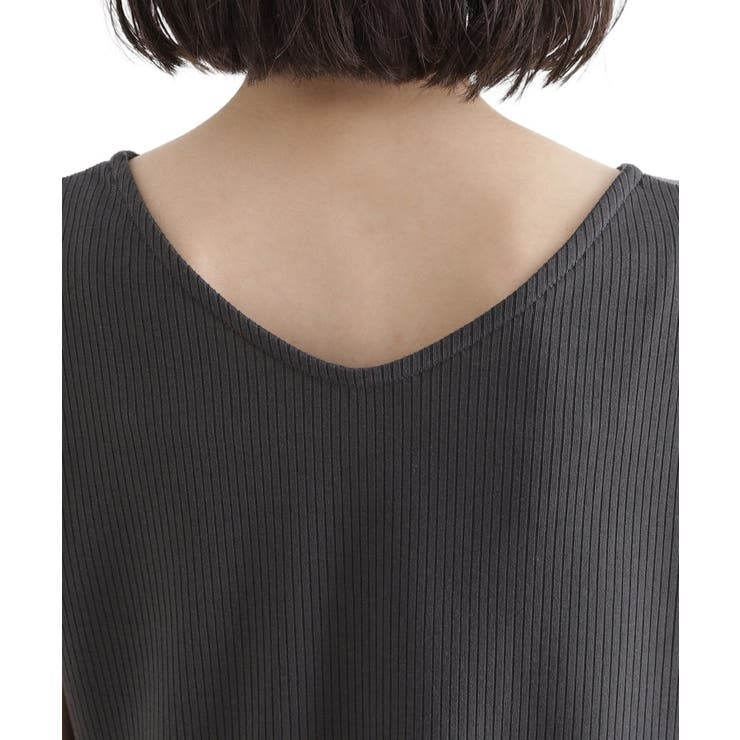 前後2WAYワイドリブタンク【洗濯機OK】 | THE SHOP TK | 詳細画像19 