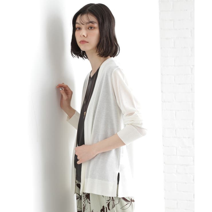 シアーカーディガン【洗濯機OK】 | THE SHOP TK | 詳細画像2 