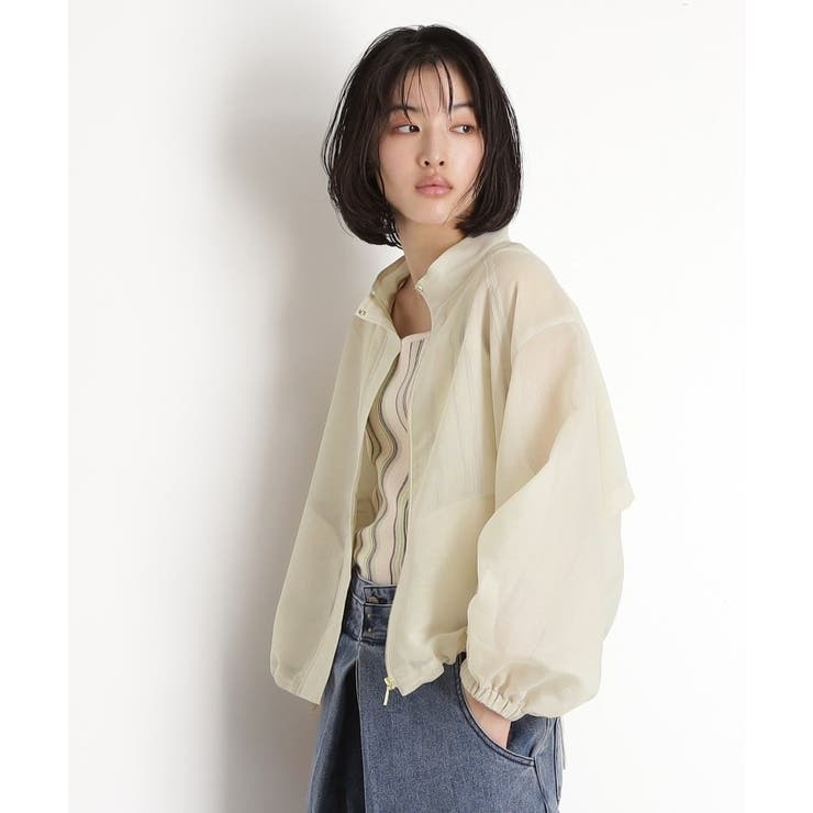 シアースタンドカラーブルゾン【洗える】 | THE SHOP TK | 詳細画像7 