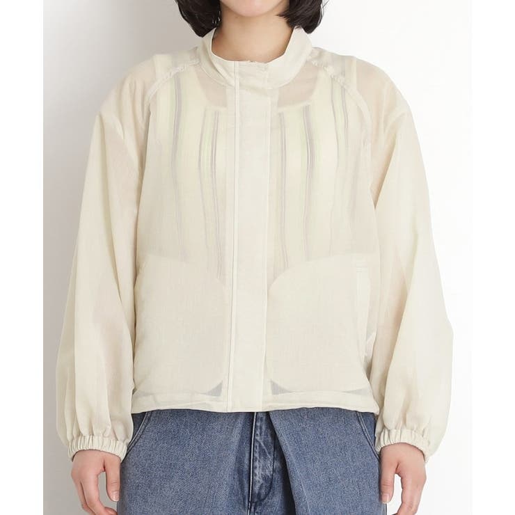 シアースタンドカラーブルゾン【洗える】 | THE SHOP TK | 詳細画像10 