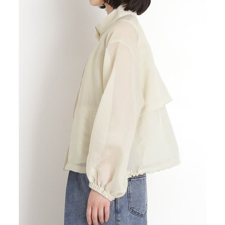 シアースタンドカラーブルゾン【洗える】 | THE SHOP TK | 詳細画像11 