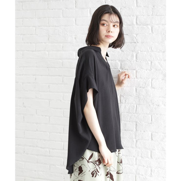 スキッパーシャツ【防シワ/接触冷感/洗濯機OK/セットアップ可】 | THE SHOP TK | 詳細画像9 