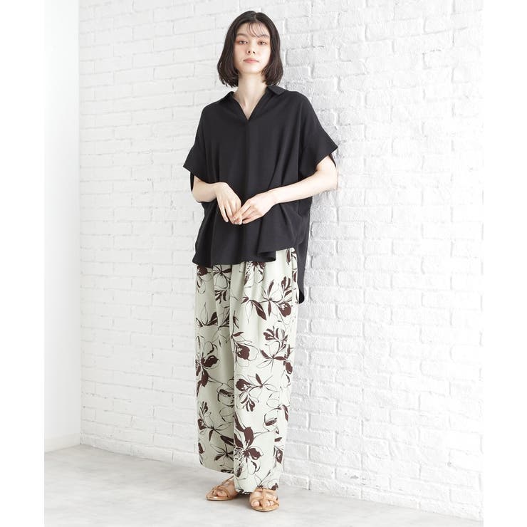 スキッパーシャツ【防シワ/接触冷感/洗濯機OK/セットアップ可】 | THE SHOP TK | 詳細画像10 