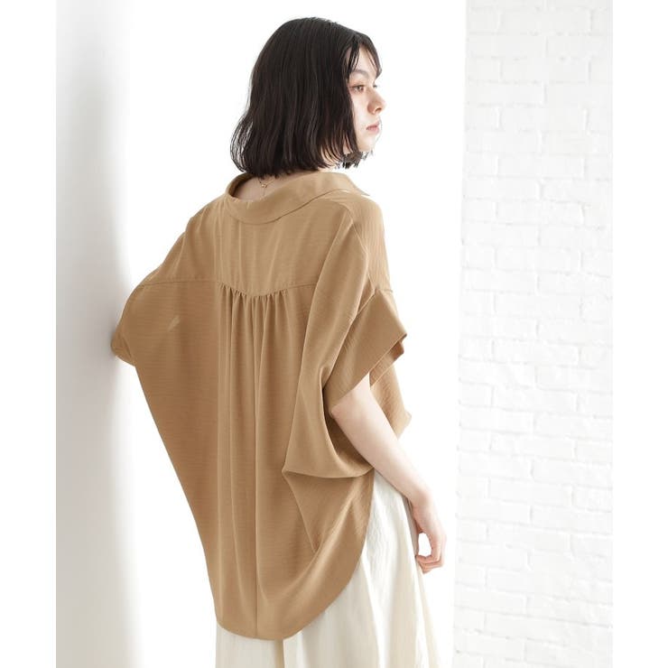 スキッパーシャツ【防シワ/接触冷感/洗濯機OK/セットアップ可】 | THE SHOP TK | 詳細画像13 