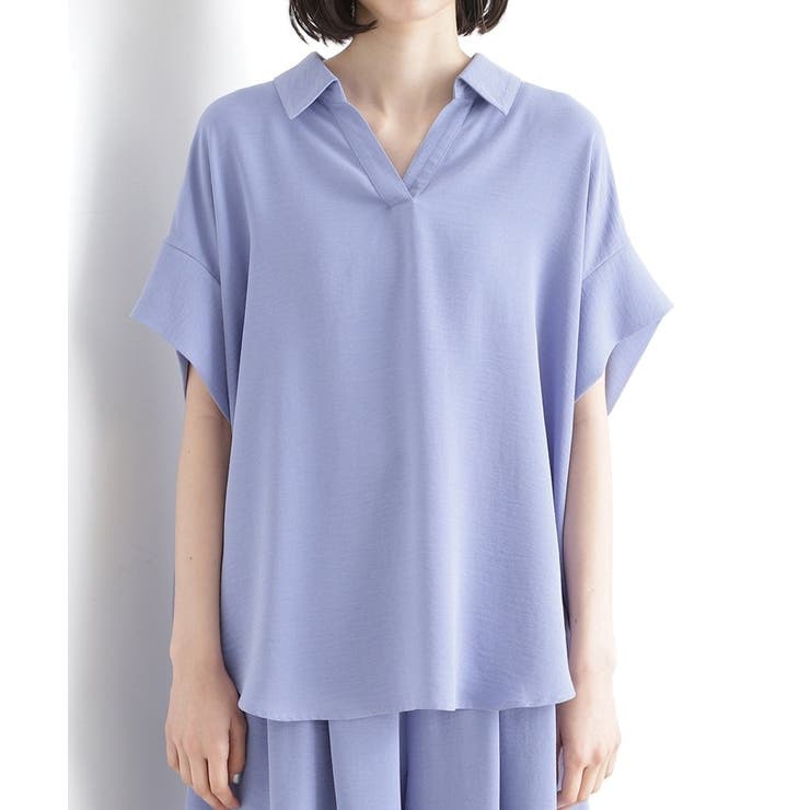 スキッパーシャツ【防シワ/接触冷感/洗濯機OK/セットアップ可】 | THE SHOP TK | 詳細画像21 