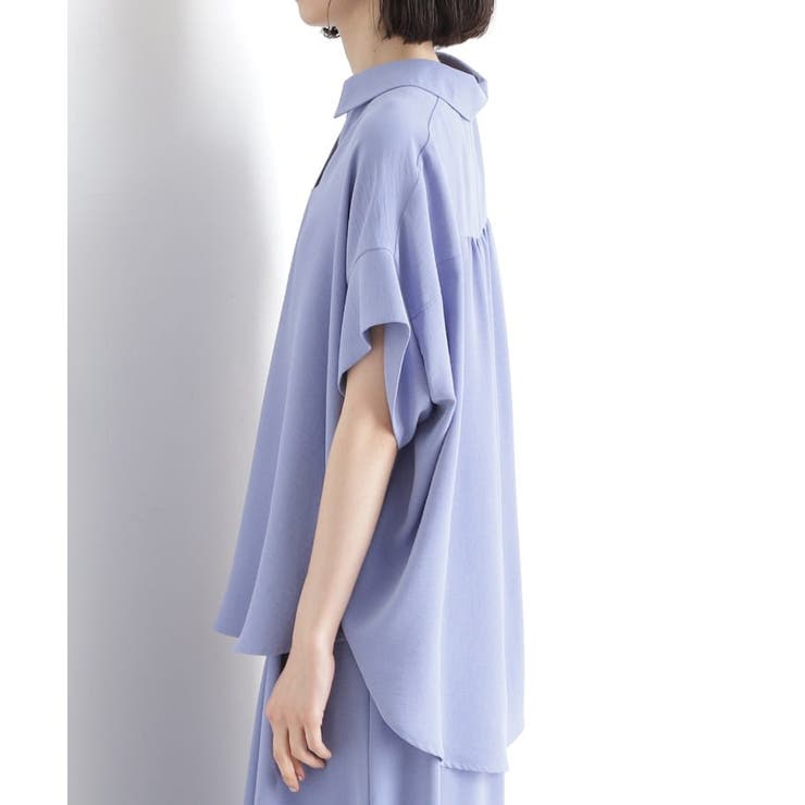 スキッパーシャツ【防シワ/接触冷感/洗濯機OK/セットアップ可】 | THE SHOP TK | 詳細画像22 