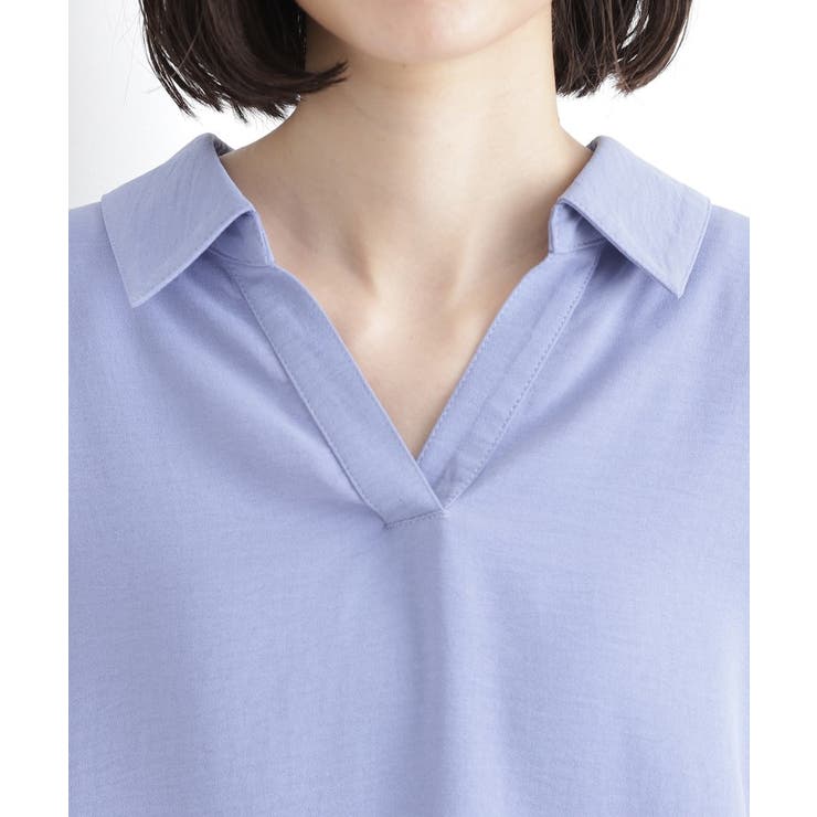 スキッパーシャツ【防シワ/接触冷感/洗濯機OK/セットアップ可】 | THE SHOP TK | 詳細画像24 