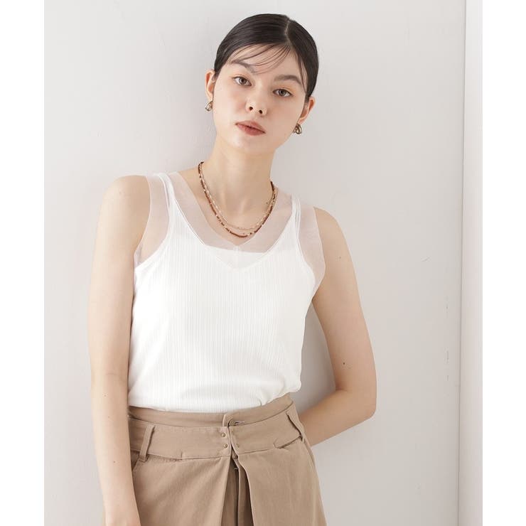 ランダムリブシアータンク【洗える】 | THE SHOP TK | 詳細画像1 