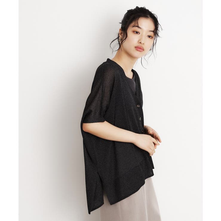 ポンチョカーディガン【洗える/体型カバー】 | THE SHOP TK | 詳細画像2 
