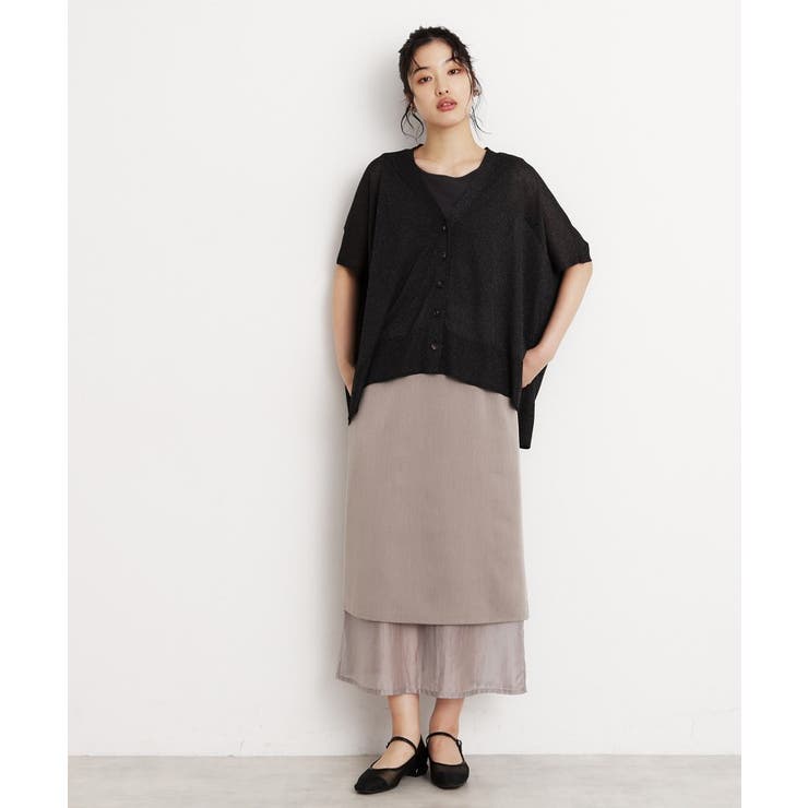 ポンチョカーディガン【洗える/体型カバー】 | THE SHOP TK | 詳細画像3 