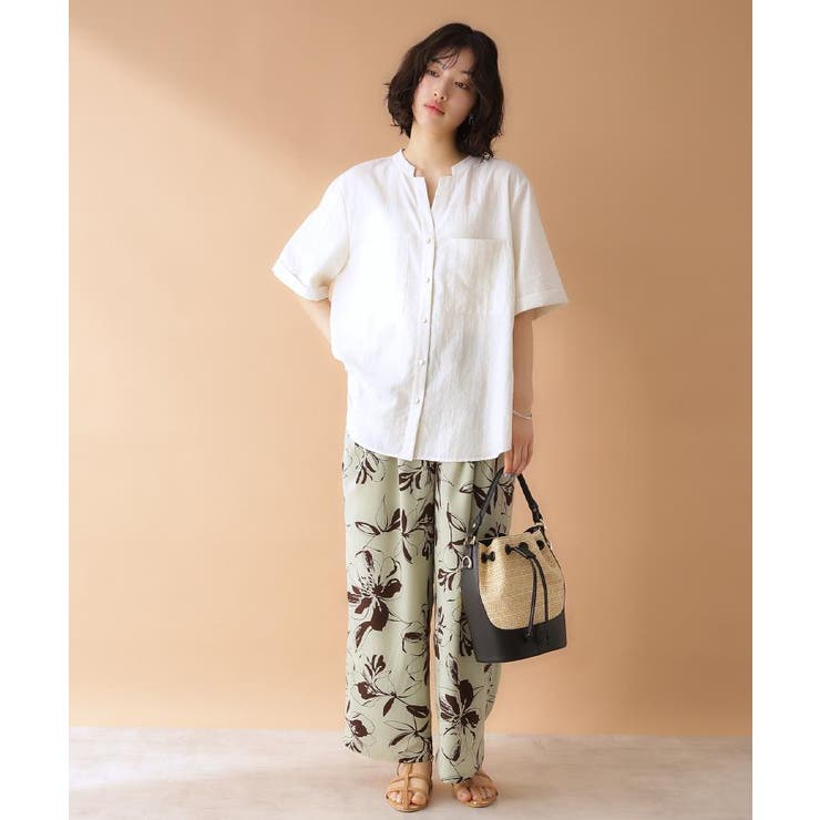 フラワープリントイージーパンツ【洗える】 | THE SHOP TK | 詳細画像1 