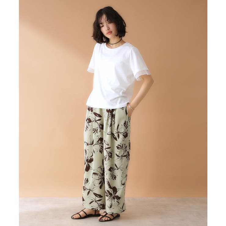 フラワープリントイージーパンツ【洗える】 | THE SHOP TK | 詳細画像7 