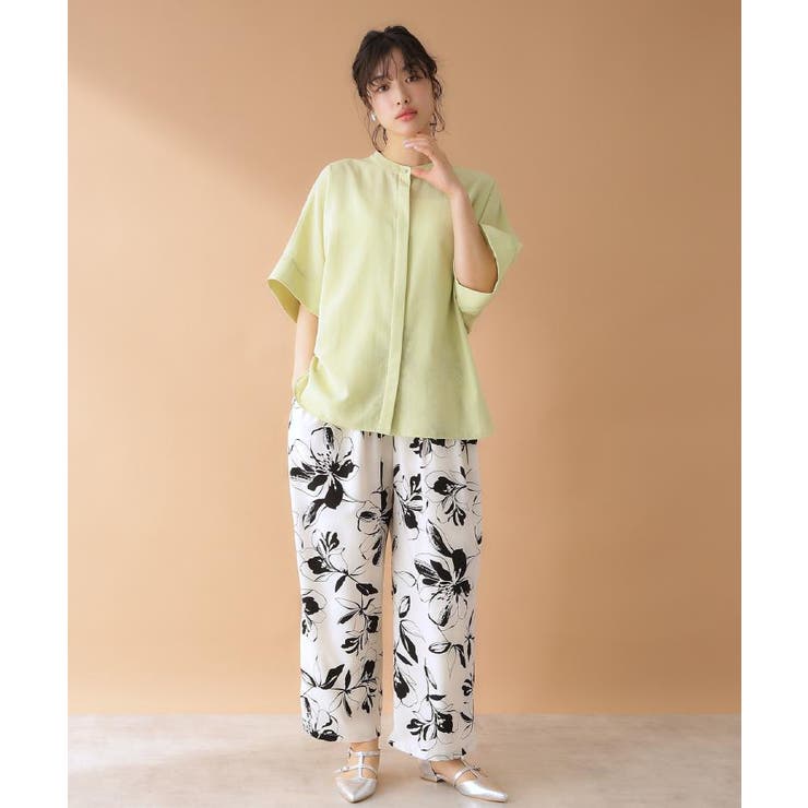 フラワープリントイージーパンツ【洗える】 | THE SHOP TK | 詳細画像2 