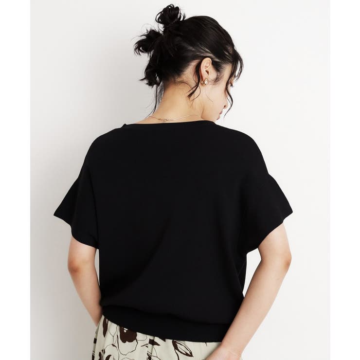 さらさらフレアスリーブサマーニット【毛玉になりにくい/UV/洗濯機OK】 | THE SHOP TK | 詳細画像6 