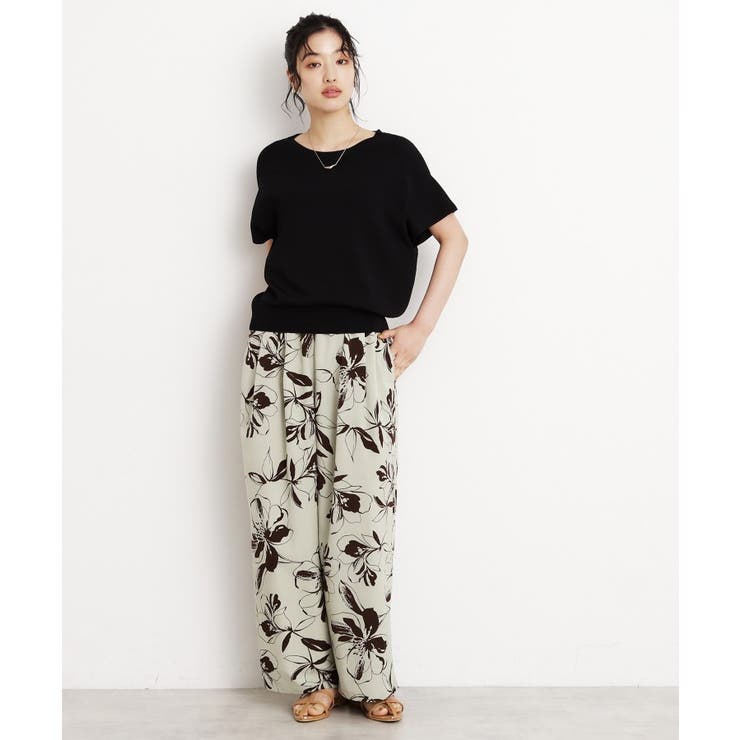 さらさらフレアスリーブサマーニット【毛玉になりにくい/UV/洗濯機OK】 | THE SHOP TK | 詳細画像7 