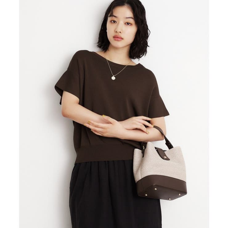 さらさらフレアスリーブサマーニット【毛玉になりにくい/UV/洗濯機OK】 | THE SHOP TK | 詳細画像11 