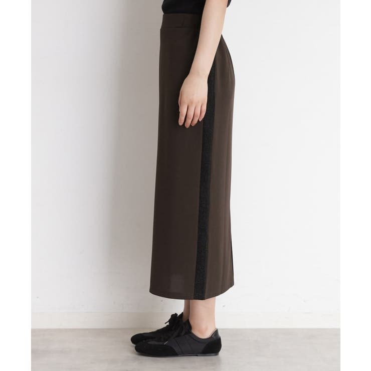 サイドラメラインタイトスカート【洗濯機OK】 | THE SHOP TK | 詳細画像10 
