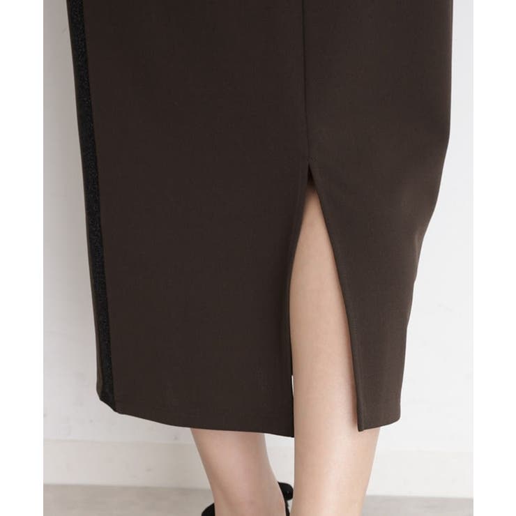 サイドラメラインタイトスカート【洗濯機OK】 | THE SHOP TK | 詳細画像14 